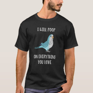 Ich werde auf alles, was Sie Liebe Funny Blue Quak T-Shirt