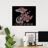 Ich werde auf Ya klettern Poster (Heimbüro)