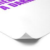 Ich werde aufhören, Schwarz zu tragen, wenn sie ei Poster (Ecke)