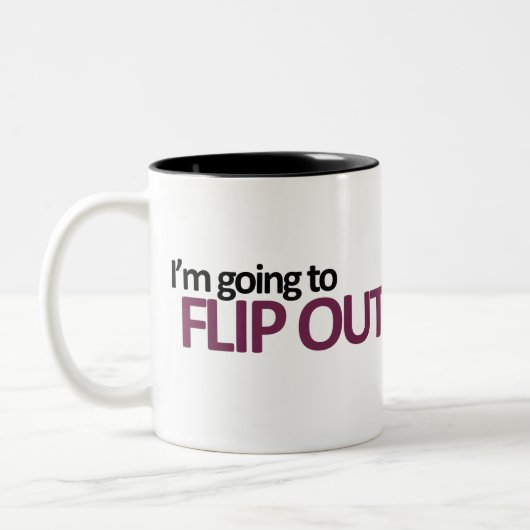 Ich werde ausflippen Tasse (Links)