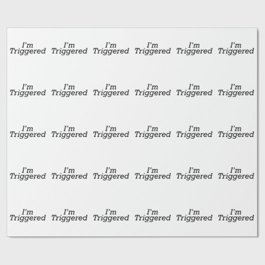 Ich werde ausgelöst geschenkpapier (Flach)