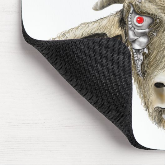 Ich werde Baaa Funny Goat Art Science Fiction Desi Mousepad (Ecke)