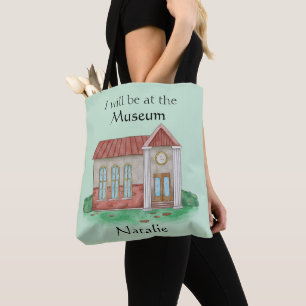 Ich werde bei der Museum Crossbody Tote Bag sein Tasche