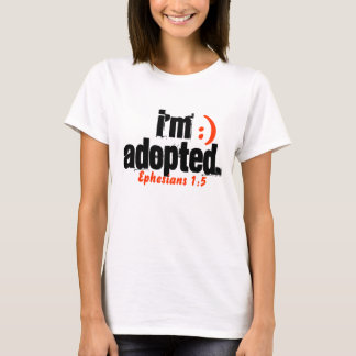 Ich werde besonders angefertigtes Ephesians 1:5 - T-Shirt