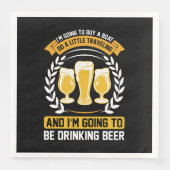 Ich werde Bier trinken Serviette (Vorderseite)