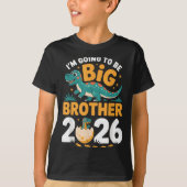 Ich werde Big Brother 2026 sein - Dino-Schwangersc T-Shirt (Vorderseite)