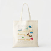 Ich werde Bücher auf einem Boot lesen und überall Tragetasche (Vorne)