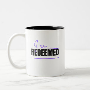 Ich werde Christliche Kaffee-Tasse eingelöst Zweifarbige Tasse