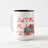 Ich werde dafür bezahlt, Leute lustig zu machen Zweifarbige Tasse (Vorderseite Links)