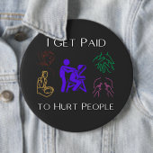 Ich werde dafür bezahlt, Menschen zu verletzen, Ph Button (Beispiel)