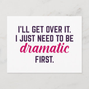 Ich Werde Darüber Hinwegkommen Postkarte