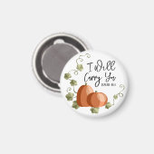 Ich werde deine Tasse tragen Magnet (Vorderseite/Rückseite)