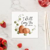 Ich werde deine Tasse tragen Serviette (Beispiel)