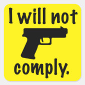 ICH WERDE DEN AUFkleber NICHT VOLLSTÄNDIG (Vorderseite)