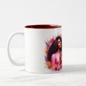 Ich werde den Herrn segnen! Zweifarbige Tasse (Links)