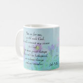 Ich werde den Herrn suchen, Job 5 Kaffeetasse (Vorderseite Links)