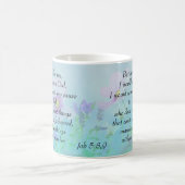 Ich werde den Herrn suchen, Job 5 Kaffeetasse (Mittel)