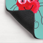 Ich werde den Mouse Funny Red Cat Mouse Pad fangen Mousepad (Ecke)
