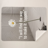 Ich werde den Weg finden, um es zu verwirklichen Sherpadecke (Vorderseite (Horizontal))