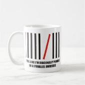 Ich werde diagonal in einem parallelen Universum Kaffeetasse (Links)