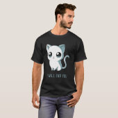 Ich werde dich beenden Katze Kätzchen T-Shirt (Vorne ganz)