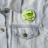 Ich werde dich beim Funny Fishing bekämpfen Button (Beispiel)
