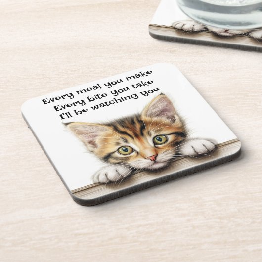 Ich werde dich beobachten getränkeuntersetzer (Linke Seite)