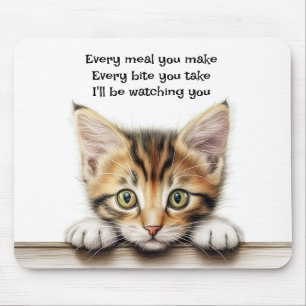 Ich werde dich beobachten Mousepad