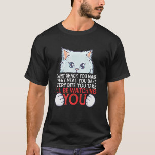 Ich werde dich beobachten Perserkatzenbesitzer T-Shirt