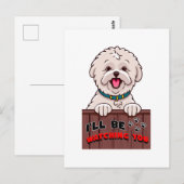 Ich werde dich beobachten postkarte (Vorne/Hinten)