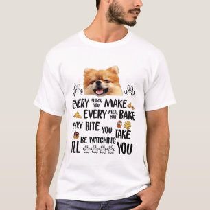 Ich werde dich beobachten, Spitz Dog T - Shirt