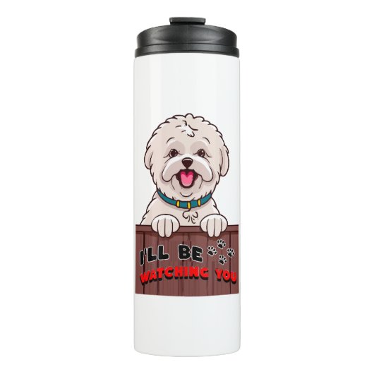 Ich werde dich beobachten thermosbecher (Vorderseite)