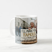 Ich werde dich berühmt machen MrBeats Tasse! Kaffeetasse (Vorderseite Links)