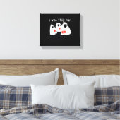 Ich werde dich ersticken Ghost Nurse Funny RN Hall Leinwanddruck (Insitu (Schlafzimmer))