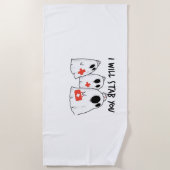 Ich werde dich ersticken Ghost Nurse Funny RN Hall Strandtuch (Vorderseite)