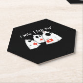 Ich werde dich ersticken Ghost Nurse Funny RN Hall Untersetzer (angewinkelt)