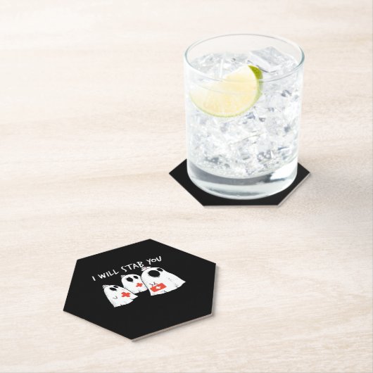 Ich werde dich ersticken Ghost Nurse Funny RN Hall Untersetzer (Vor Ort)