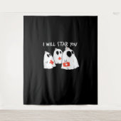 Ich werde dich ersticken Ghost Nurse Funny RN Hall Wandteppich (Vorderseite)