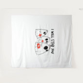 Ich werde dich ersticken Ghost Nurse Funny RN Hall Wandteppich (Vorderseite (Horizontal))