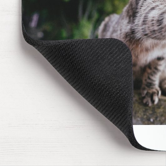 Ich werde dich fangen: Funny Cat Mousepad (Ecke)