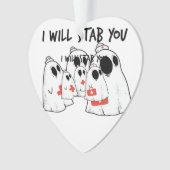 Ich werde dich Geisterkrankenschwester Funny RN Ha Ornament (Vorderseite)