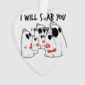 Ich werde dich Geisterkrankenschwester Funny RN Ha Ornament (Vorderseite)