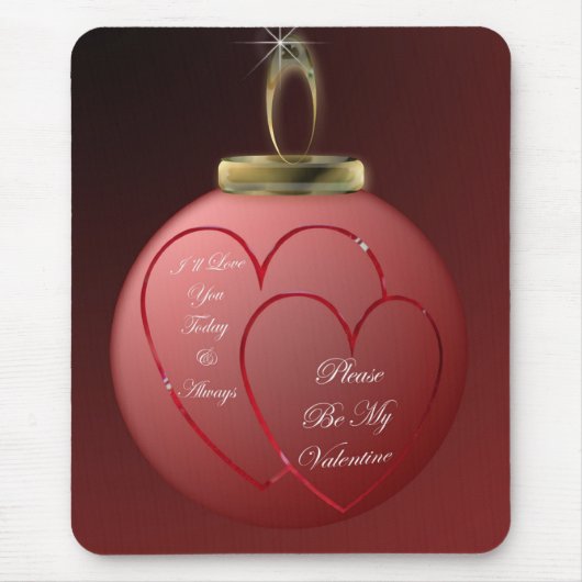 Ich werde dich heute und immer Liebe geben Mousepad (Vorne)