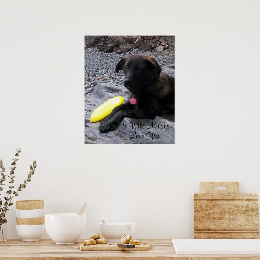 Ich werde dich immer Liebe geben Poster (Küche)