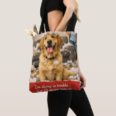 Ich werde dich immer lieben, lustiger frecher gold tasche (Von Nahem)