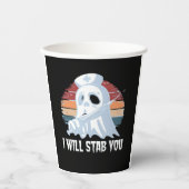 Ich werde dich ins Shirt fallen lassen, Ghost Nurs Pappbecher (Vorderseite)