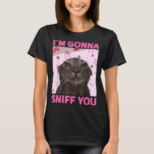 Ich werde dich lustige Brainrot-Katzen-Meme für W  T-Shirt