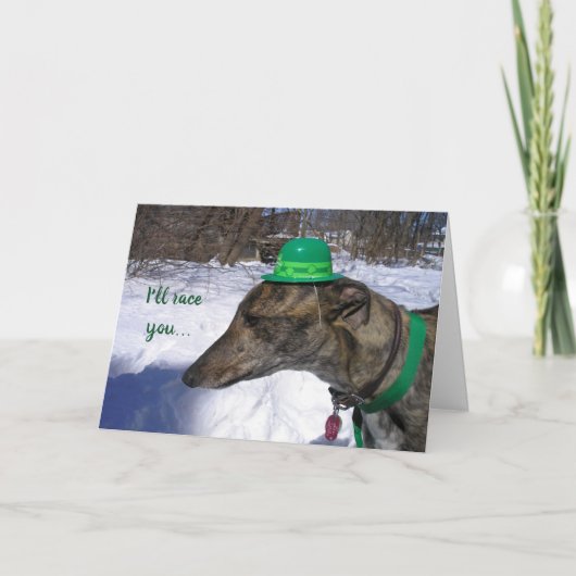 "Ich werde dich rennen!" Karte (Vorderseite)