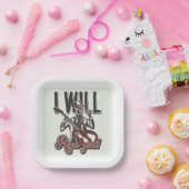 Ich werde dich rocken pappteller (Party)