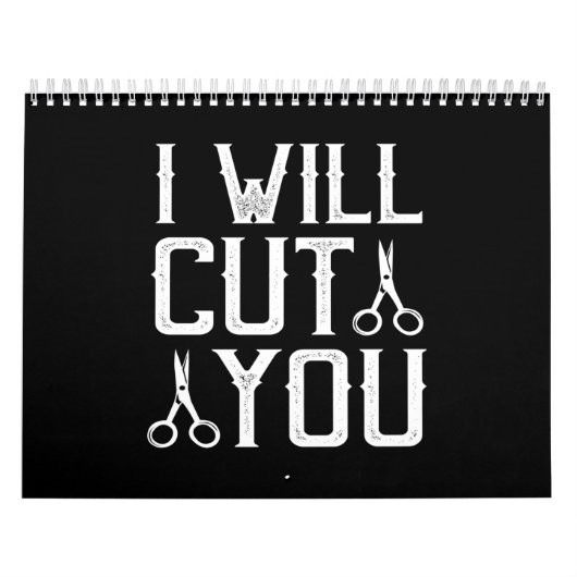 Ich werde dich schneiden kalender (Titelbild)
